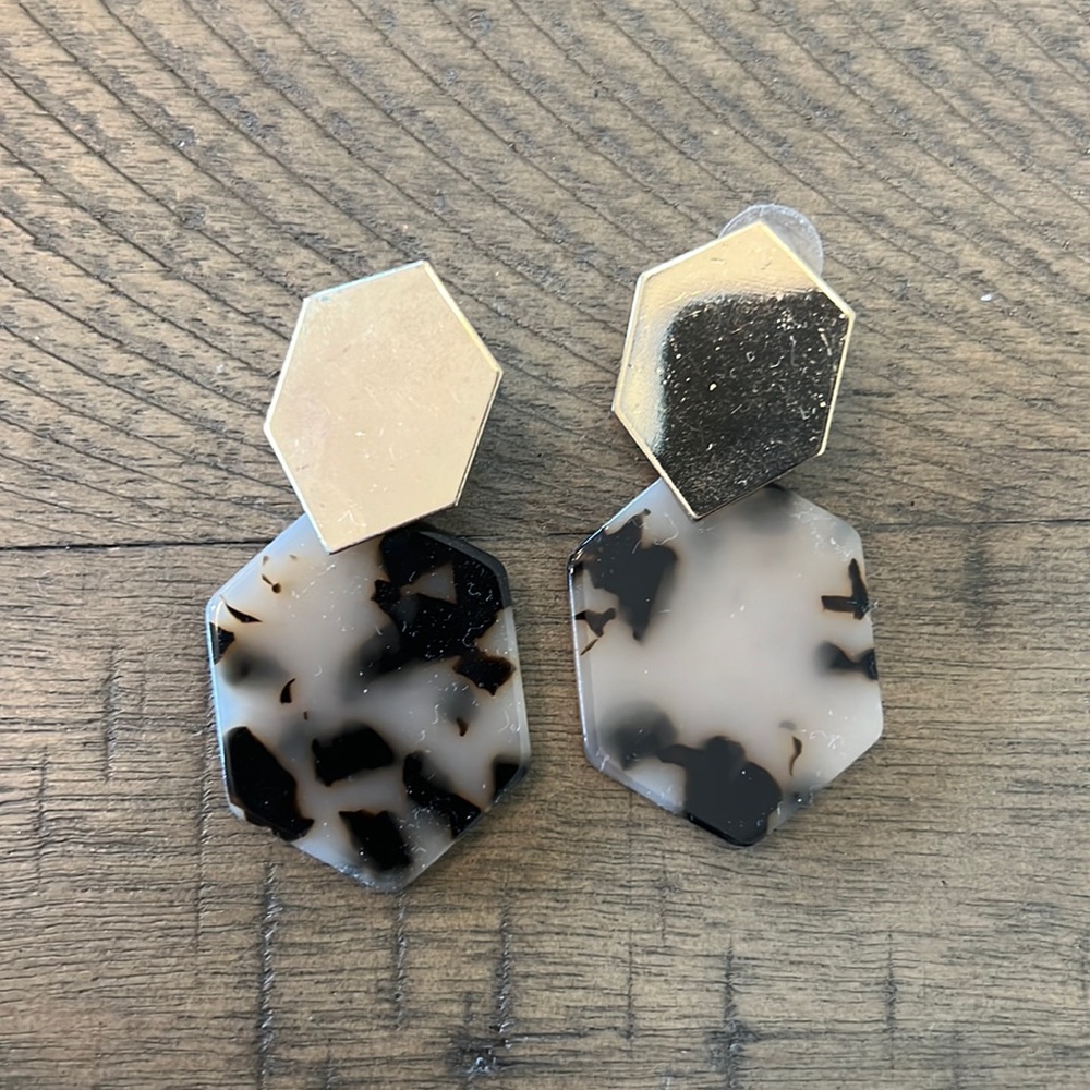 Tan and Brown Earrings